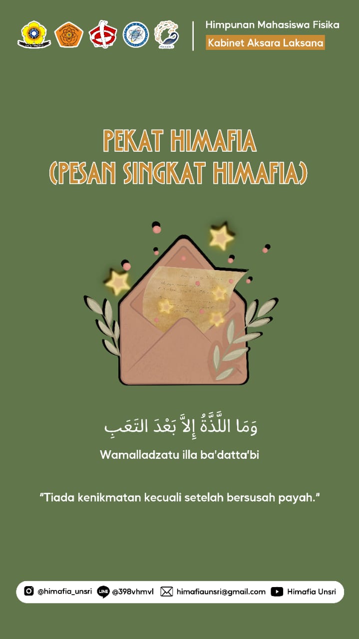 PESAN SINGKAT (PEKAT HIMAFIA)